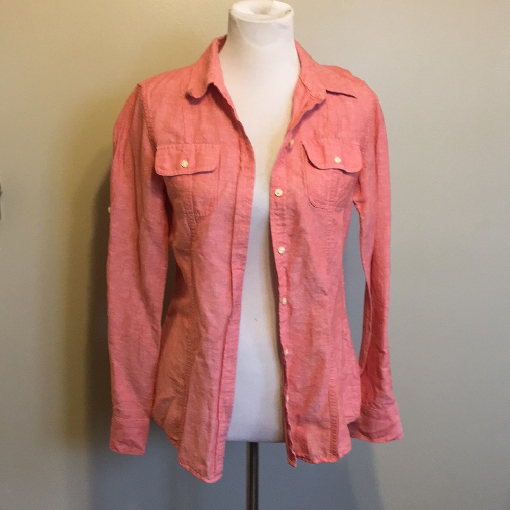3 for $30 * Banana Republic * linen button down